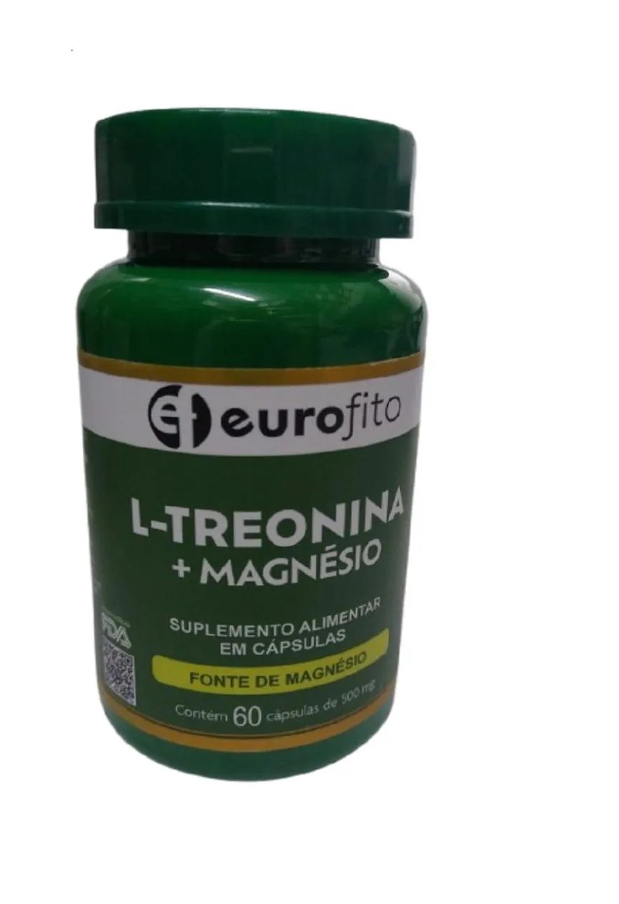 Suplemento Alimentar L - Treonina+magnesio 60 cápsulas - Eurofito