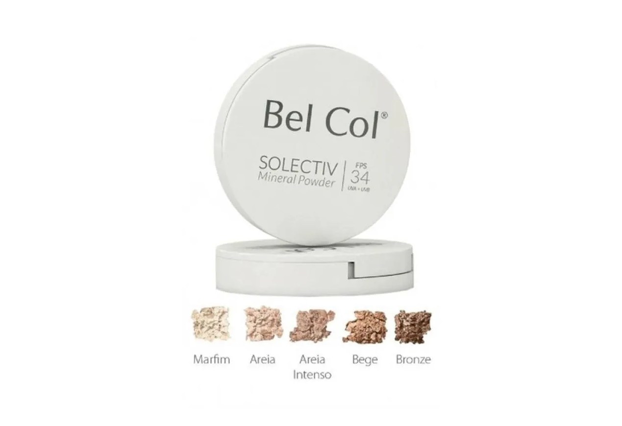 Bel Col Solectiv Mineral Powder Fps34 Bege 12g Val 07/2023
