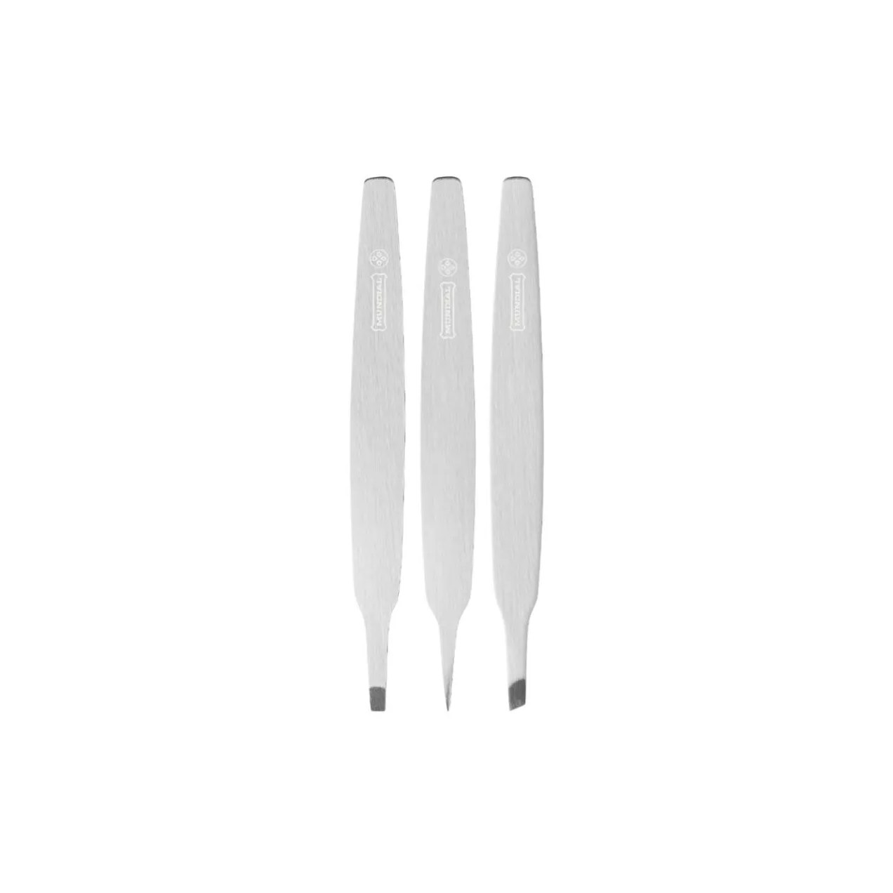 Kit 6 Pinças de Sobrancelha Bc-394 Profissional Aço Mundial