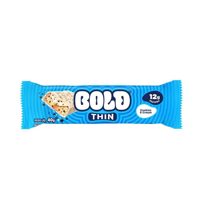 Bold Thin Cookies &amp; Cream Bold Snacks 40g