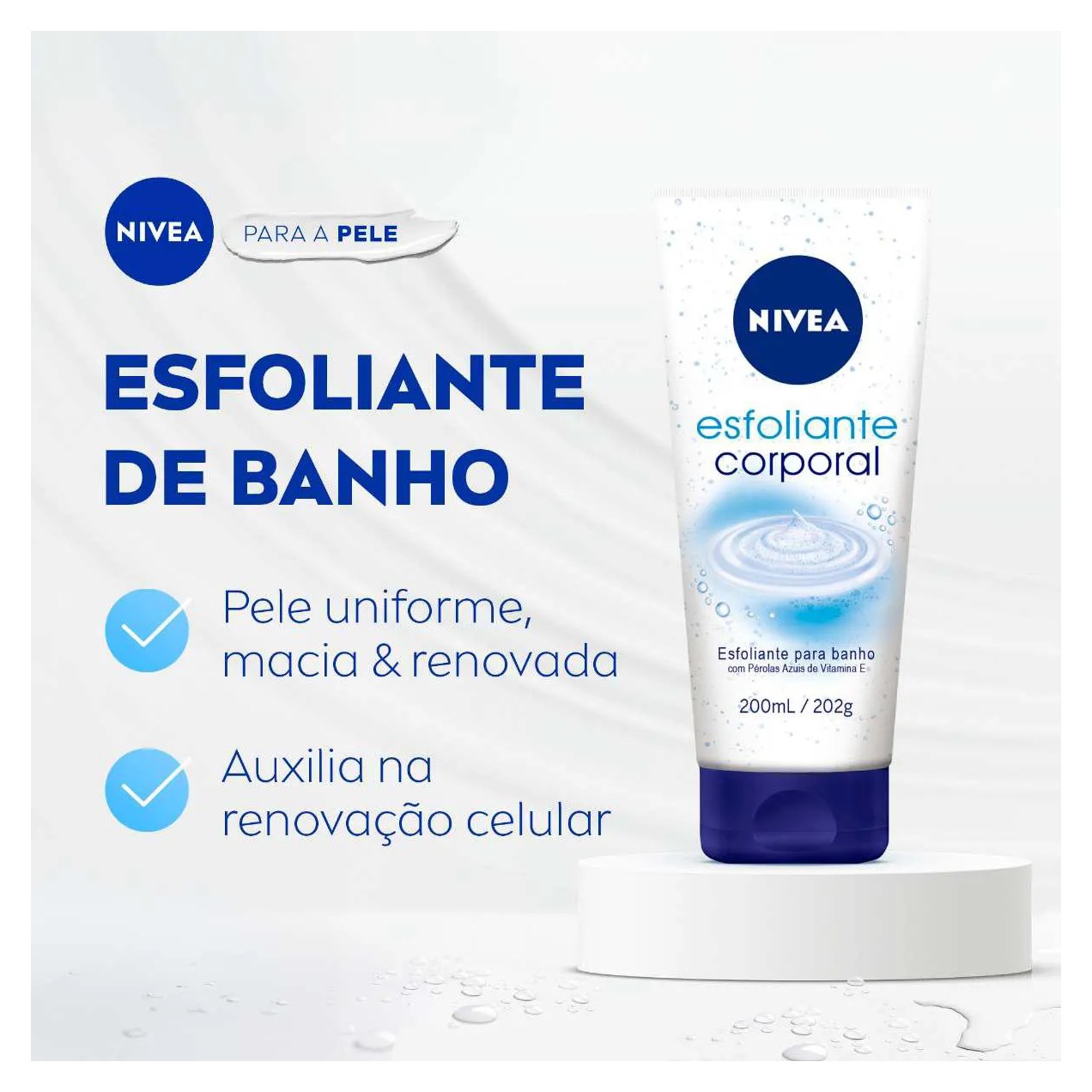 Esfoliante Corporal para Banho Nivea com 200ml