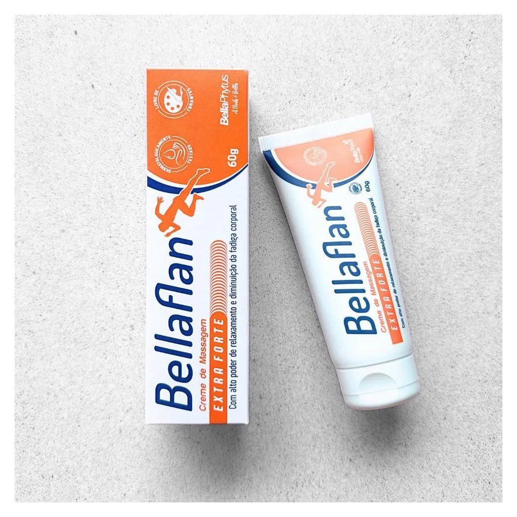 Bellaflan Creme de Massagem Extra Forte 60g Bellaphytus