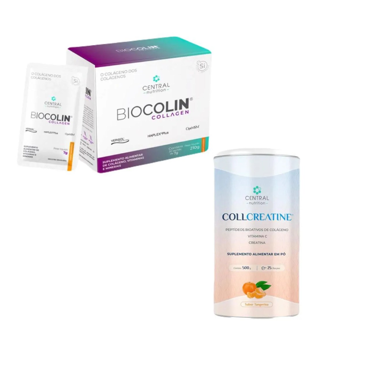Biocolin Collagen+collcreatine - Tangerina - Central Nutrition