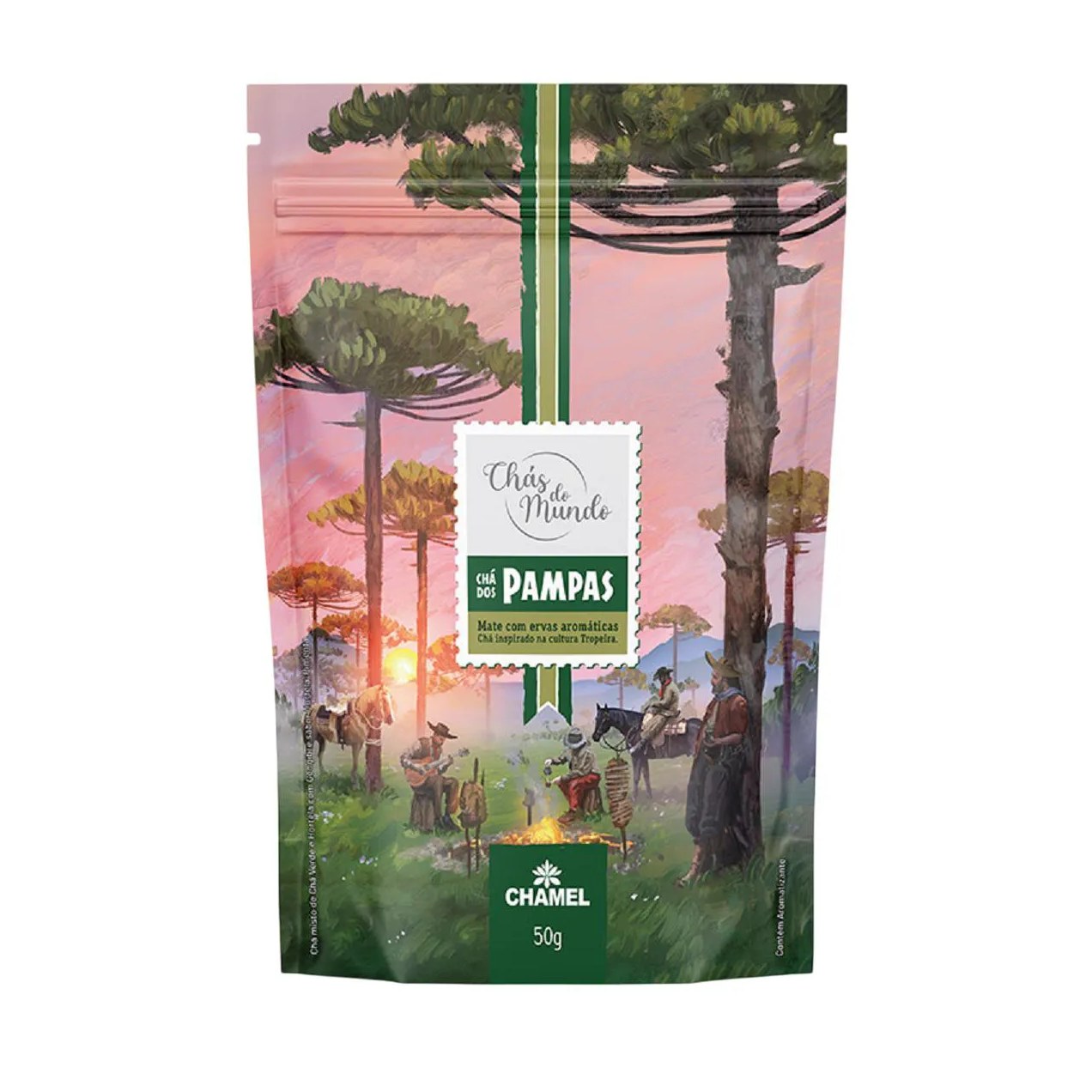 Chás do Mundo Pouch Chá Pampas 50g - Chamel