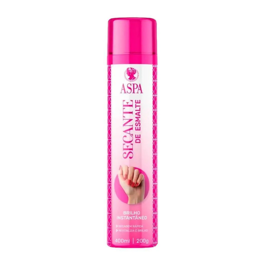 Kit 6Un Spray Secante de Esmalte Aspa - 400ml - Seca Instantaneo