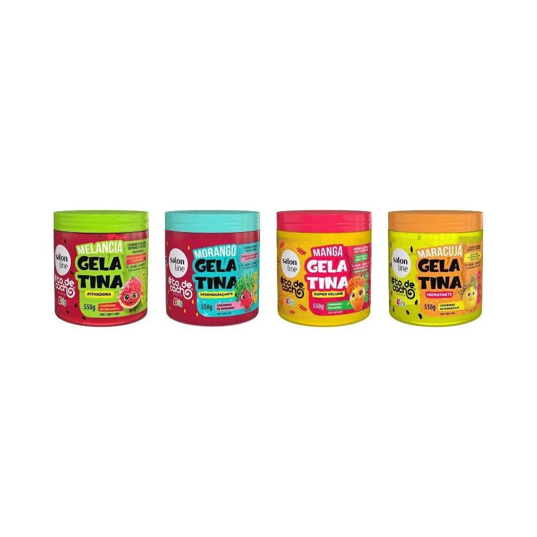 Combo com 4 Gelatinas de Frutinhas #todecacho