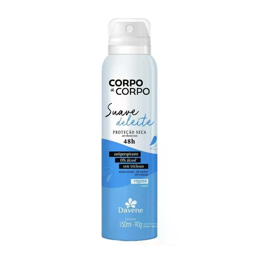 Desodorante Aerosol Corpo a Corpo Suave 150ml