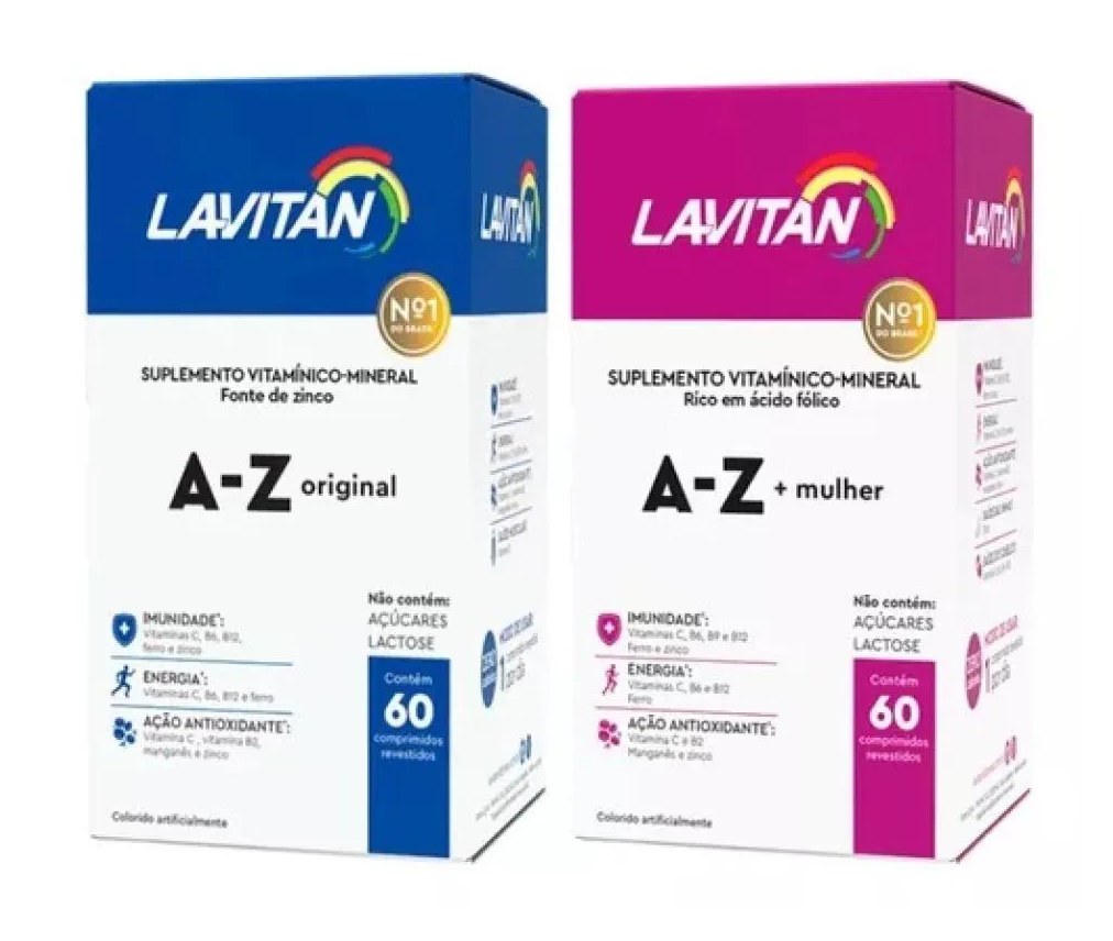 Kit Lavitan A- Z Homem e Mulher - Cimed