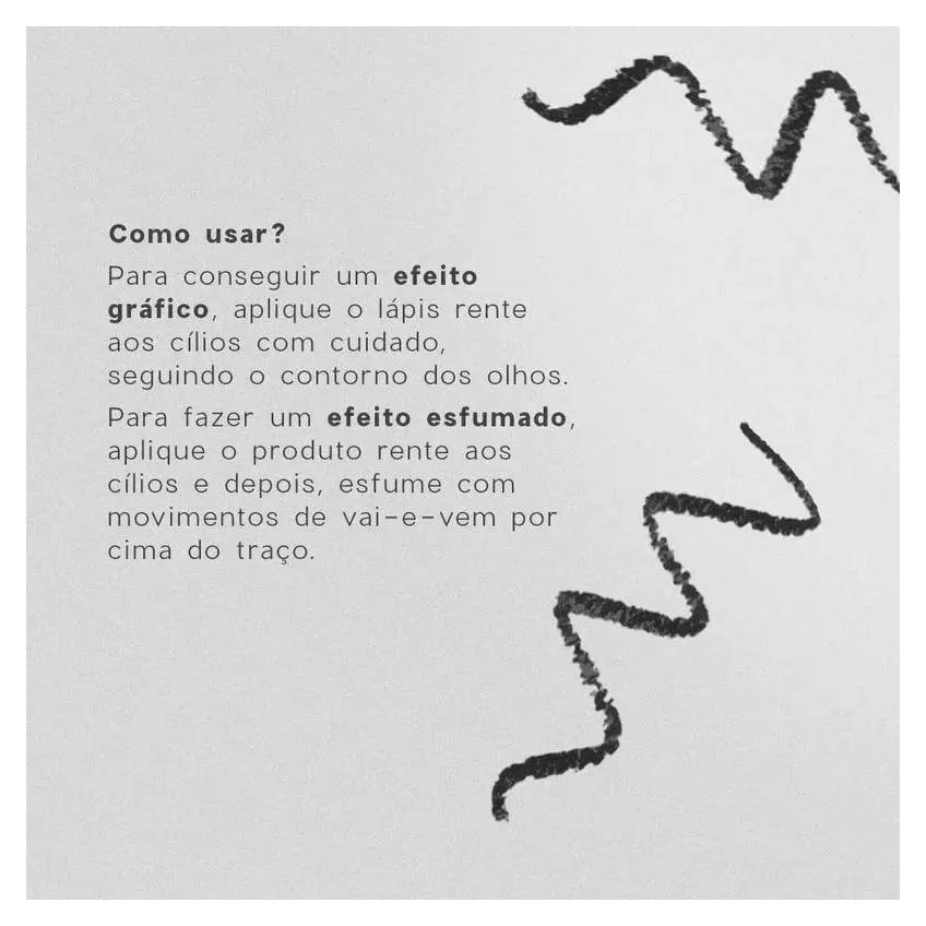 Lápis De Olho Océane Eyeliner Super Black