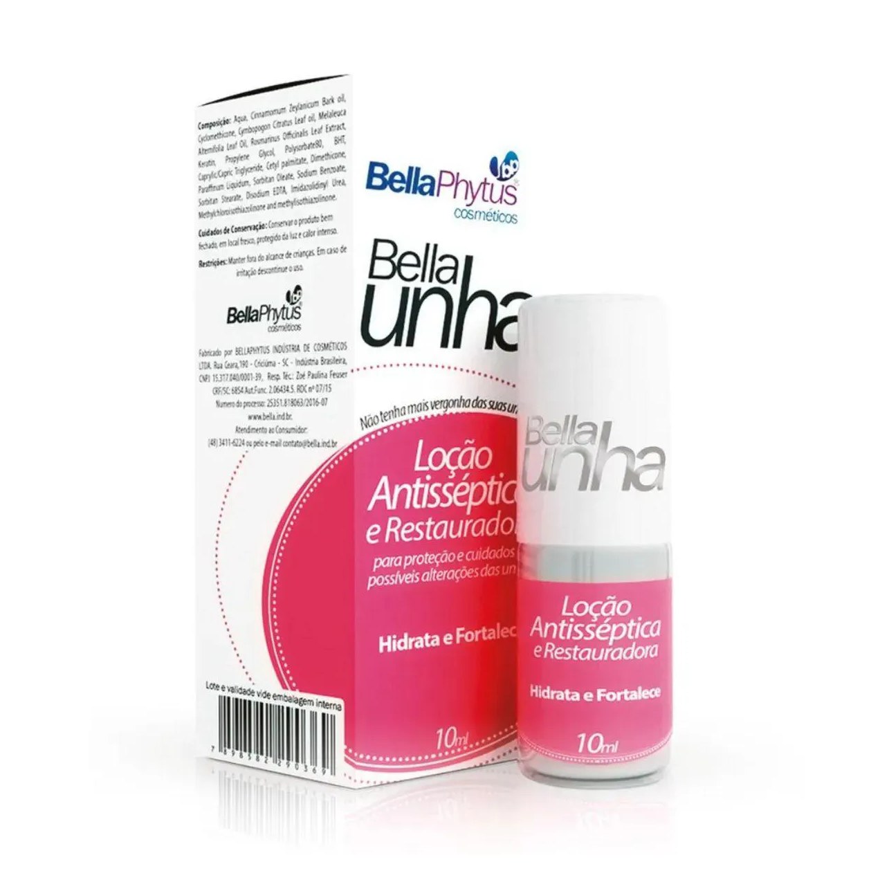 Bella Unha Loção Antisséptica e Reparadora 10ml - Bellaphytus