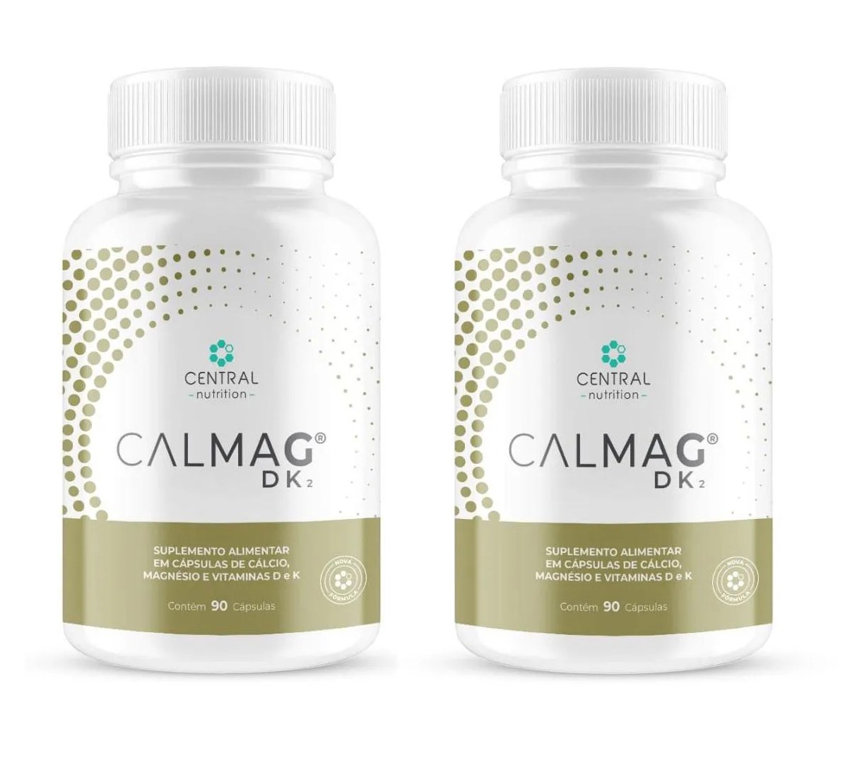 Kit com 2 Calmag Dk2 2 90 cápsulas - Central Nutrition