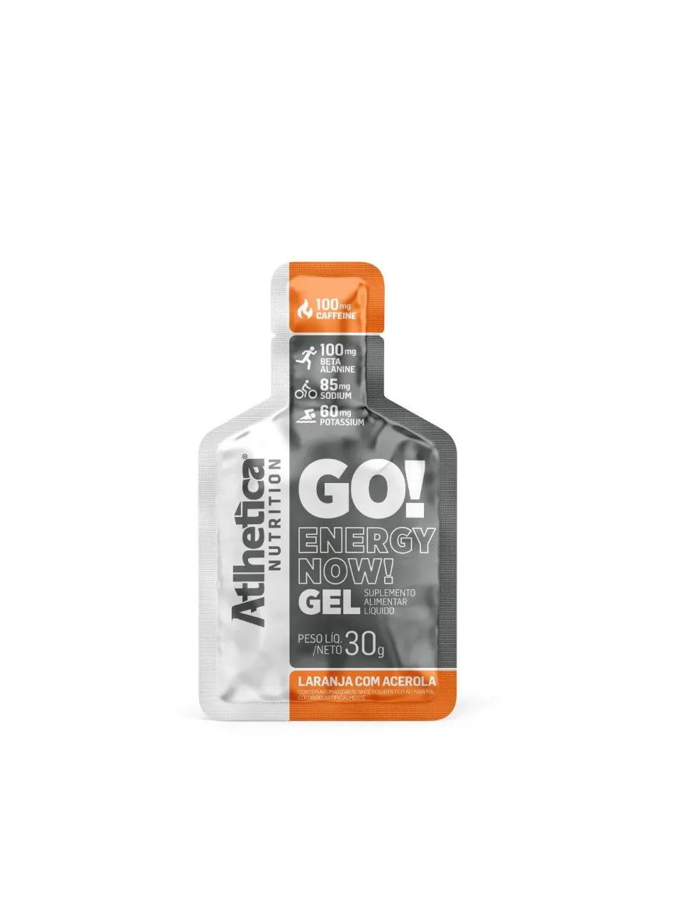 Gel Energético Go Sabor Laranja E Acerola 30g Athetica