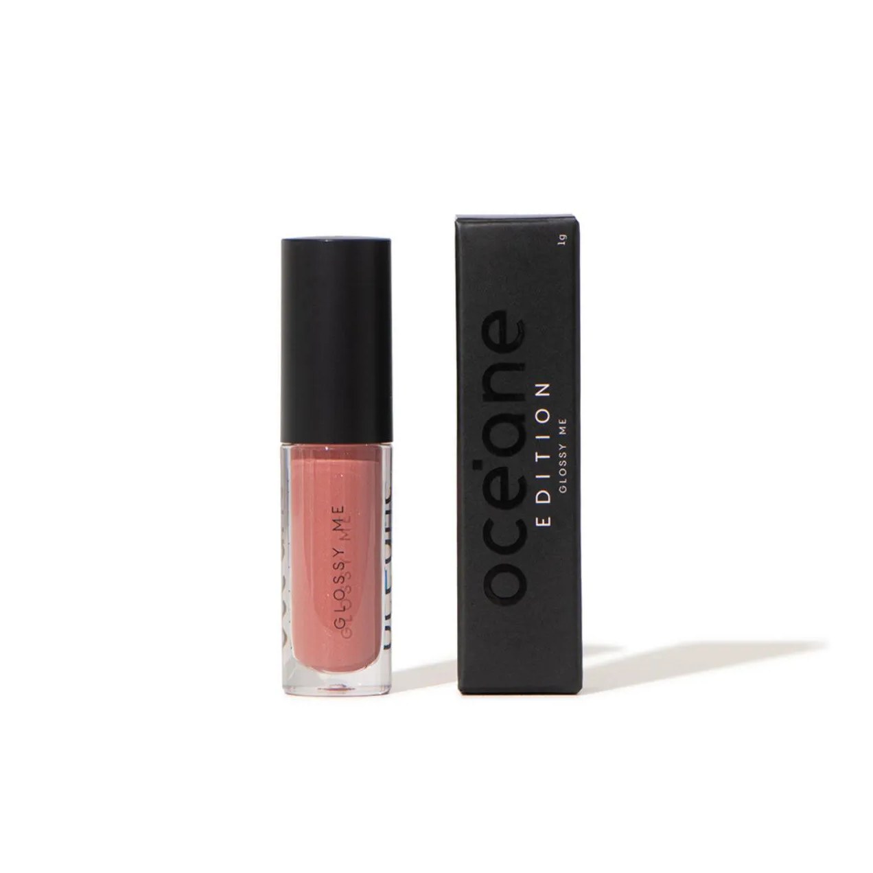Mini Brilho Labial Oceane Glossy Me Shimmer Brown Nude 1g