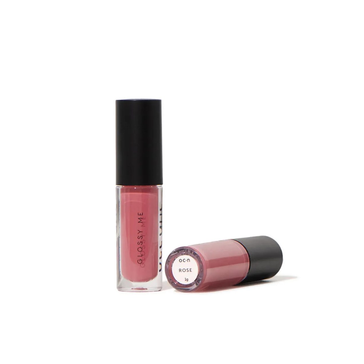 Mini Brilho Labial Oceane Glossy Me Glazed Rosa 1g
