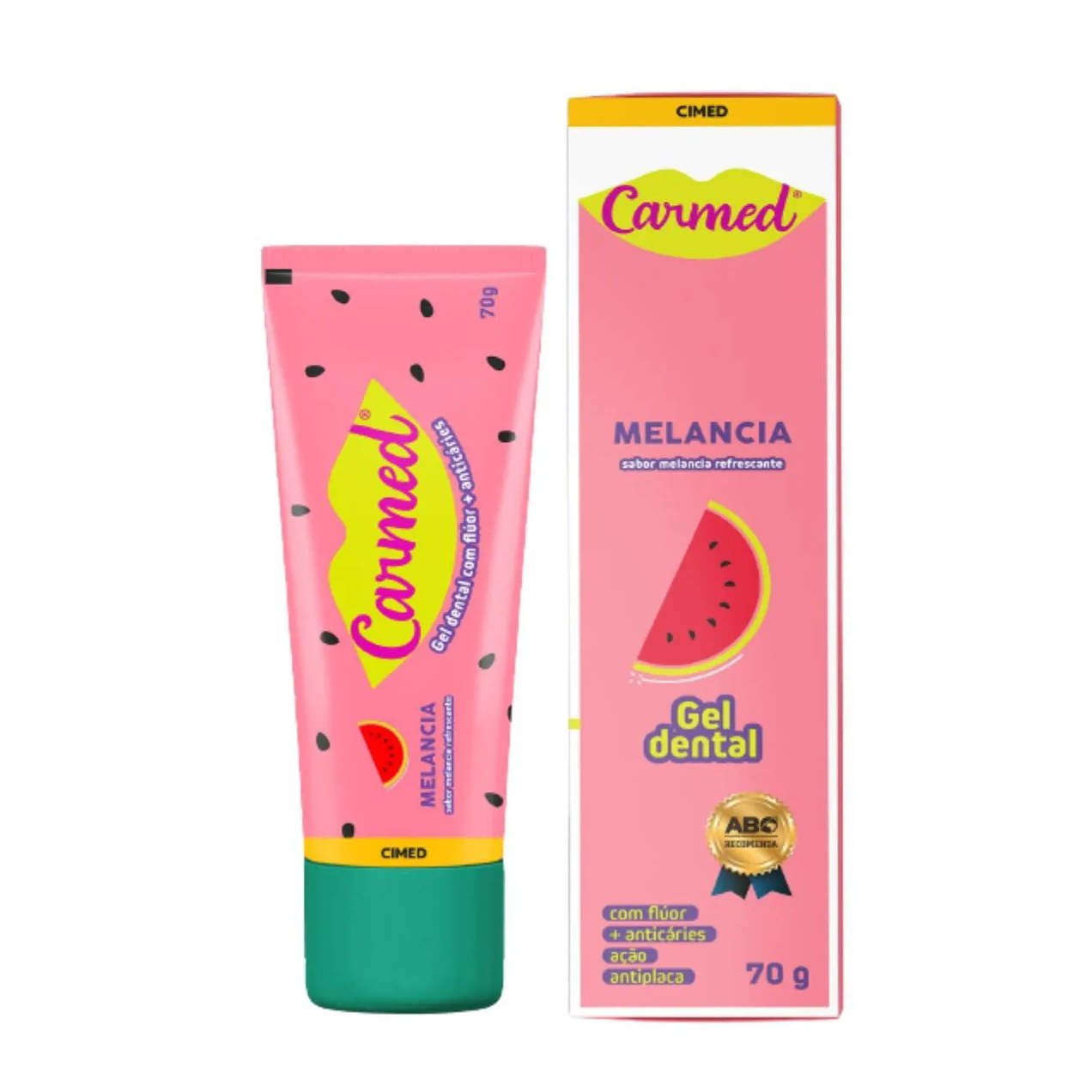 Gel Dental Melancia Super Refrescante Carmed Cimed 70g