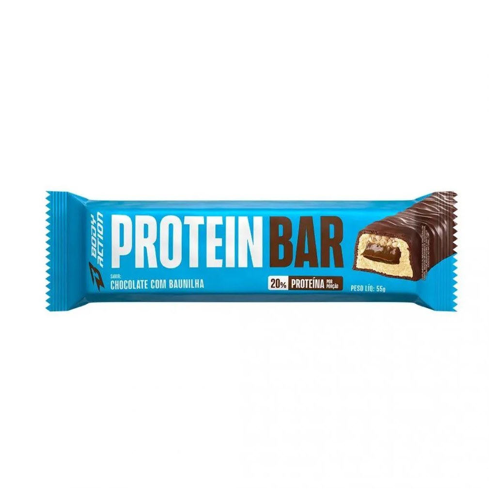 Protein Bar (55g) - Sabor: Chocolate C/ Baunilha