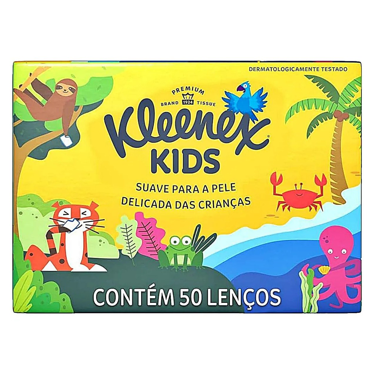 Lenço de Papel Kleenex Dia a Dia - Box com 50 unidades