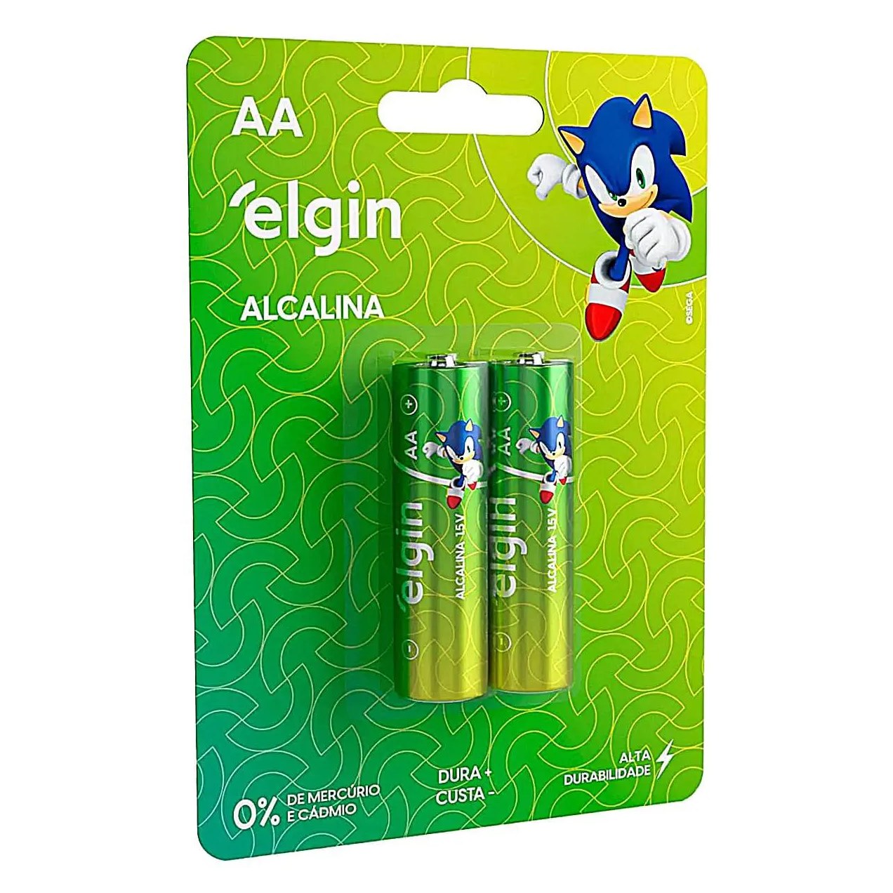Pilha Alcalina Elgin Aa Blister com 2 Pilhas