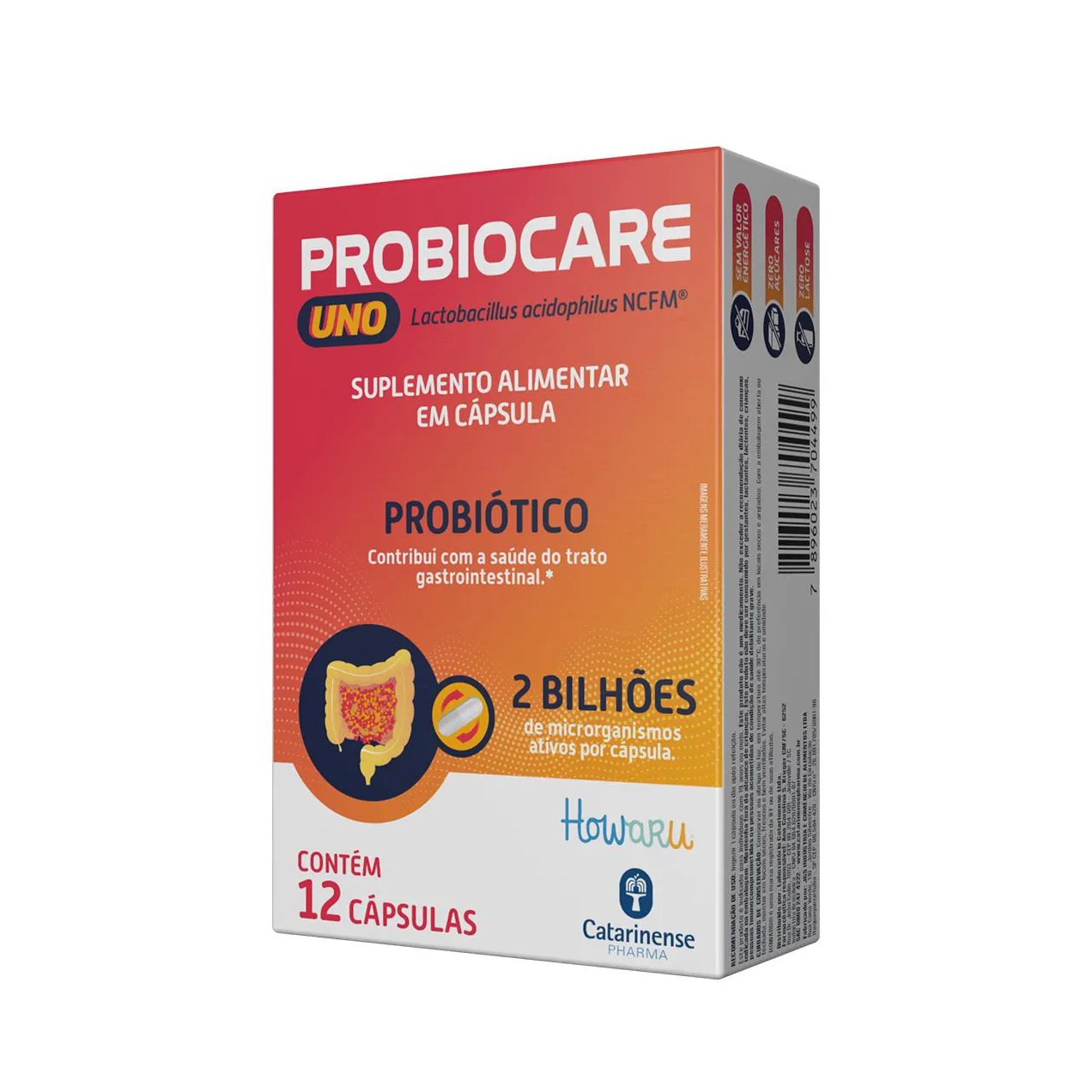 Probiótico Probiocare Uno 2 Bi 12 cápsulas