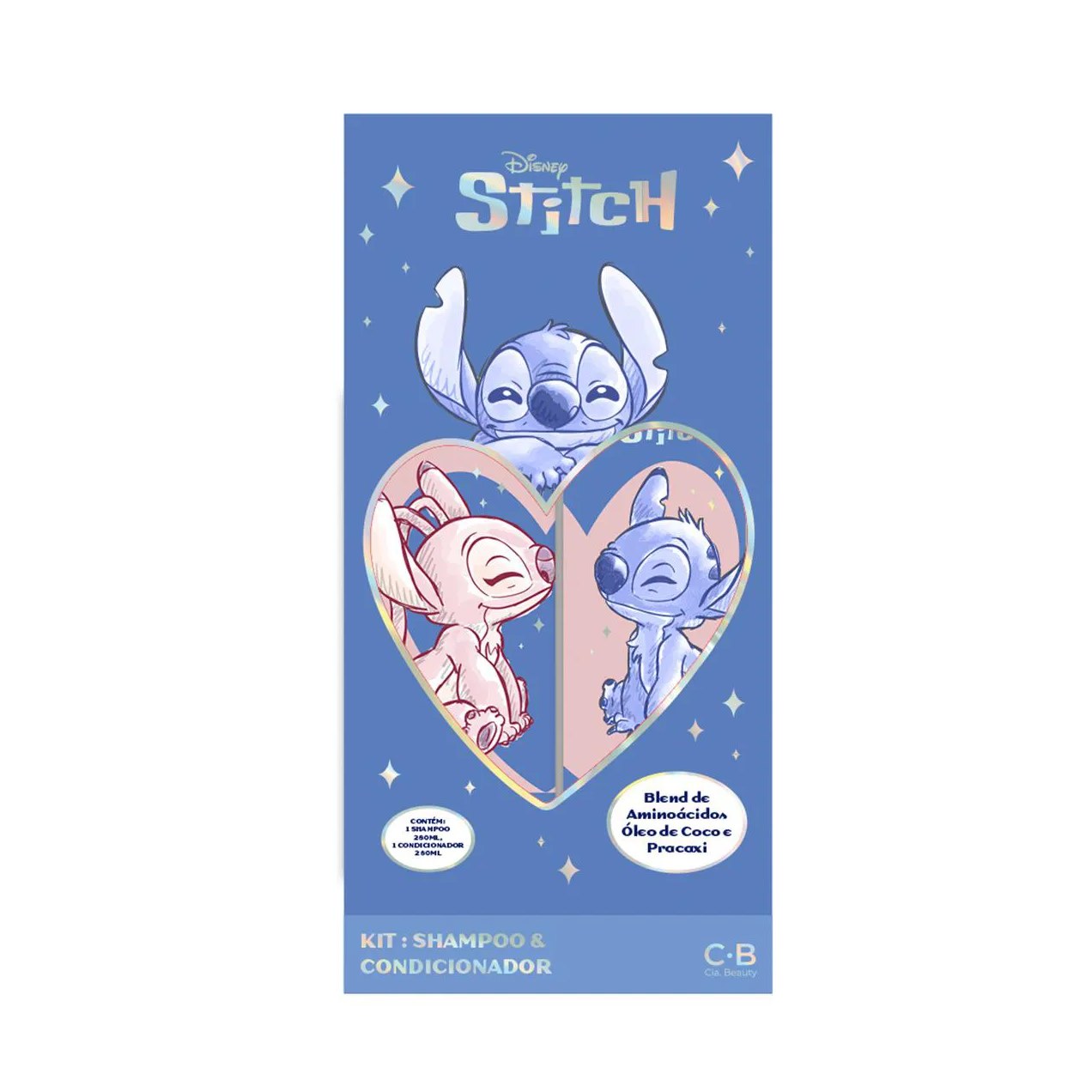 Kit Creative House Stitch Shampoo 300ml + Condicionador 300ml
