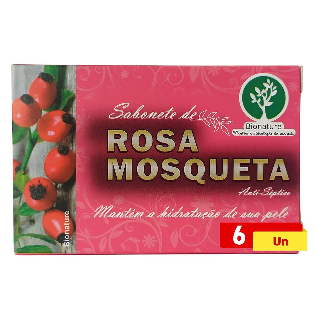 Sabonete de Rosa Mosqueta 6 X 110g Bionature