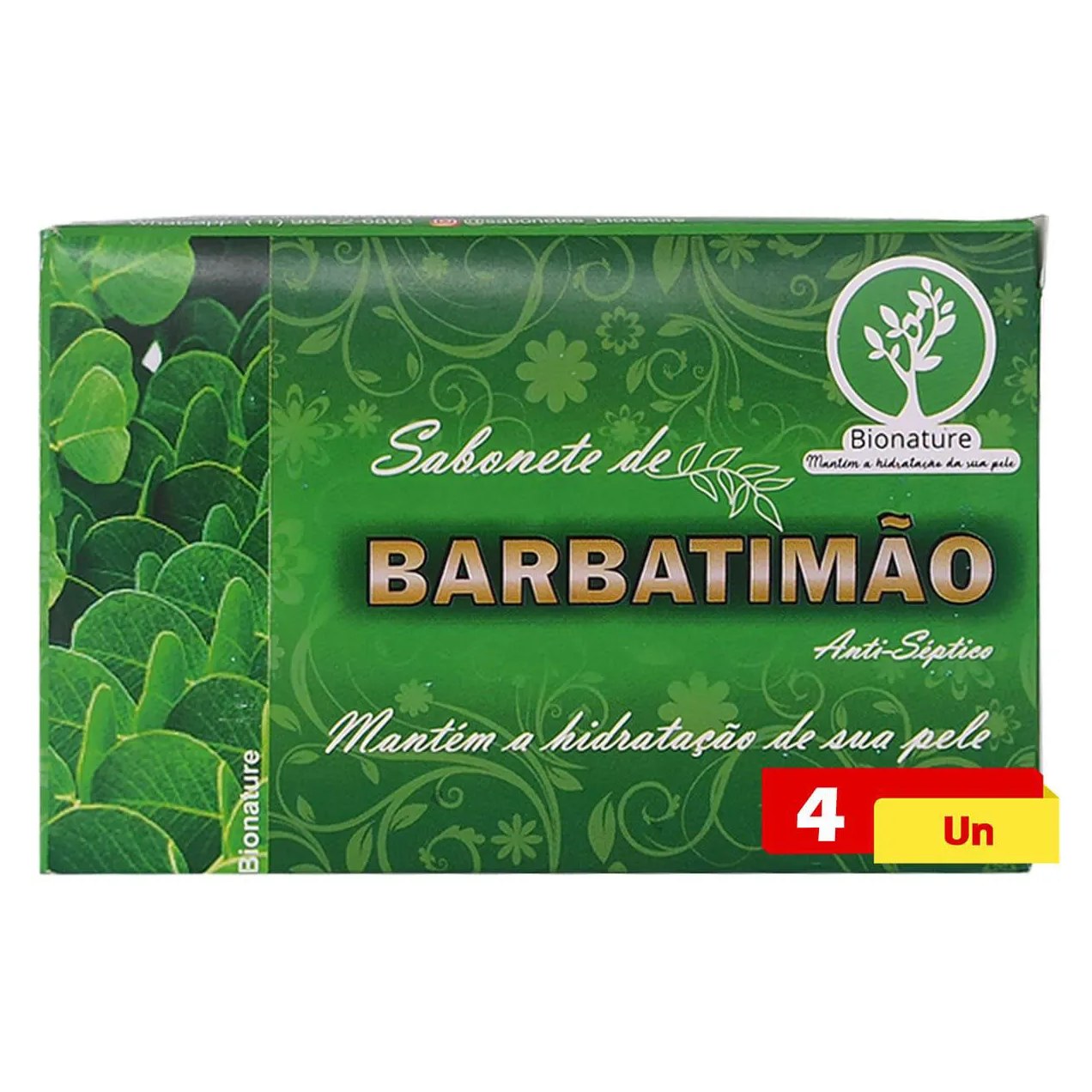 Sabonete de Barbatimão 4 X 110g Bionature
