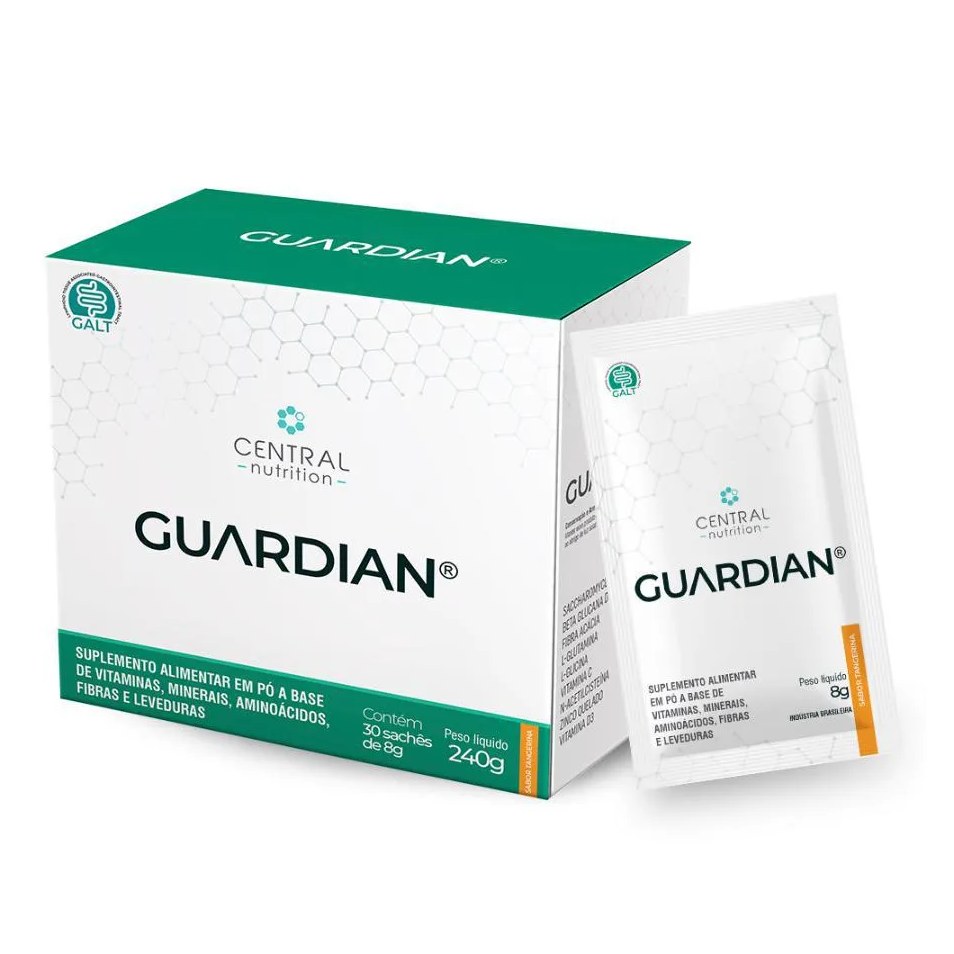 Guardian 8,5g - 30 Sachês - Central Nutrition Tangerina