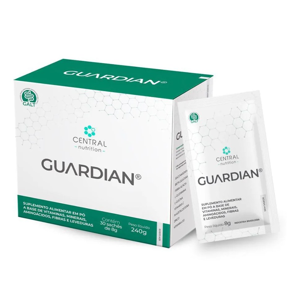 Guardian 8,5g - 30 Sachês - Central Nutrition sem Sabor