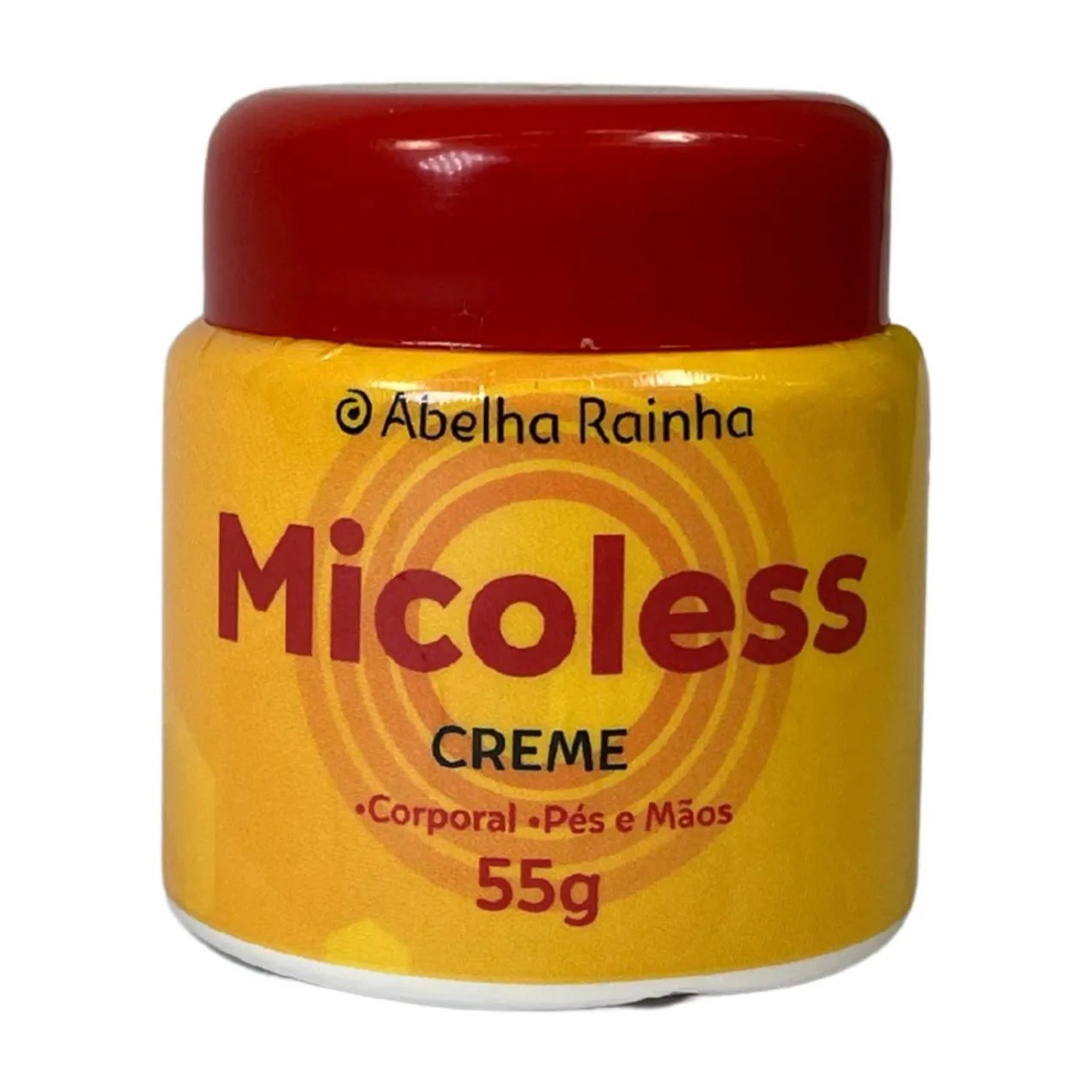 Creme Corporal, Mãos e Pés Micose, Frieira, Pano Branco Micoless Abelha Rainha 55g