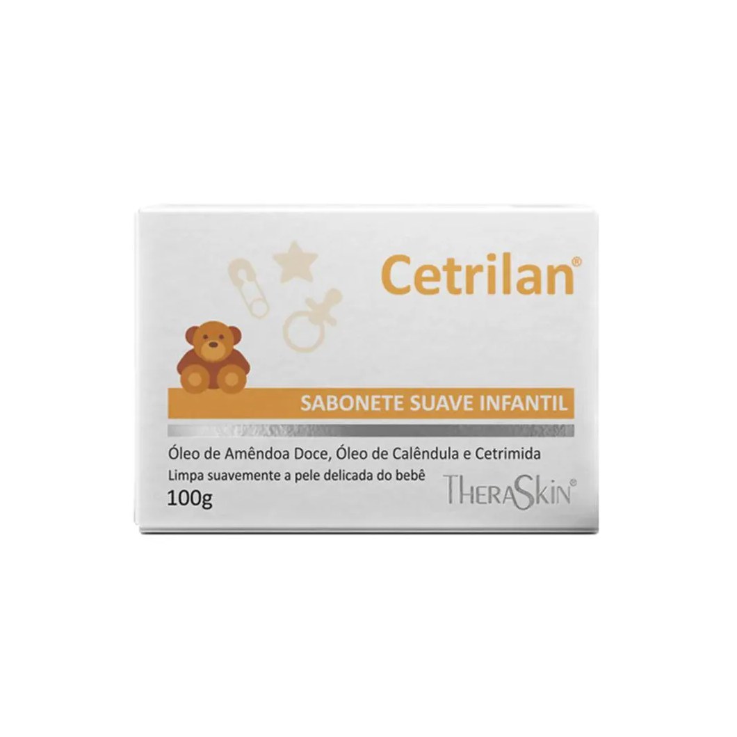 Cetrilan Sabonete Suave Infantil Theraskin 100g