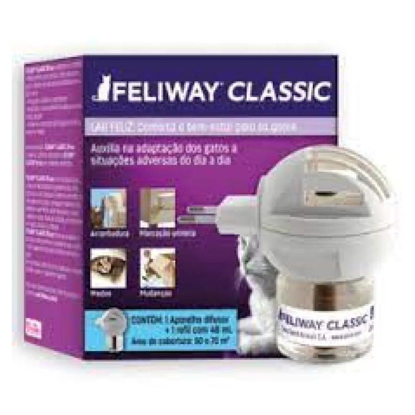FELIWAY CLASSIC - 1 APARELHO DIFUSOR + 1 REFIL 48ML