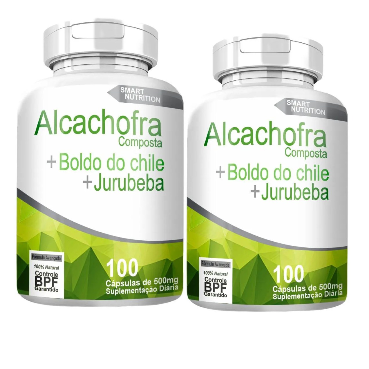 Alcachofra Composta Kit com 2 Potes com Total de 200 Capsulas