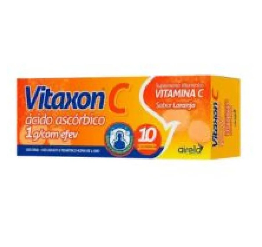 Vitamina C Efervescente Vitaxon C10 Unidades - Airela