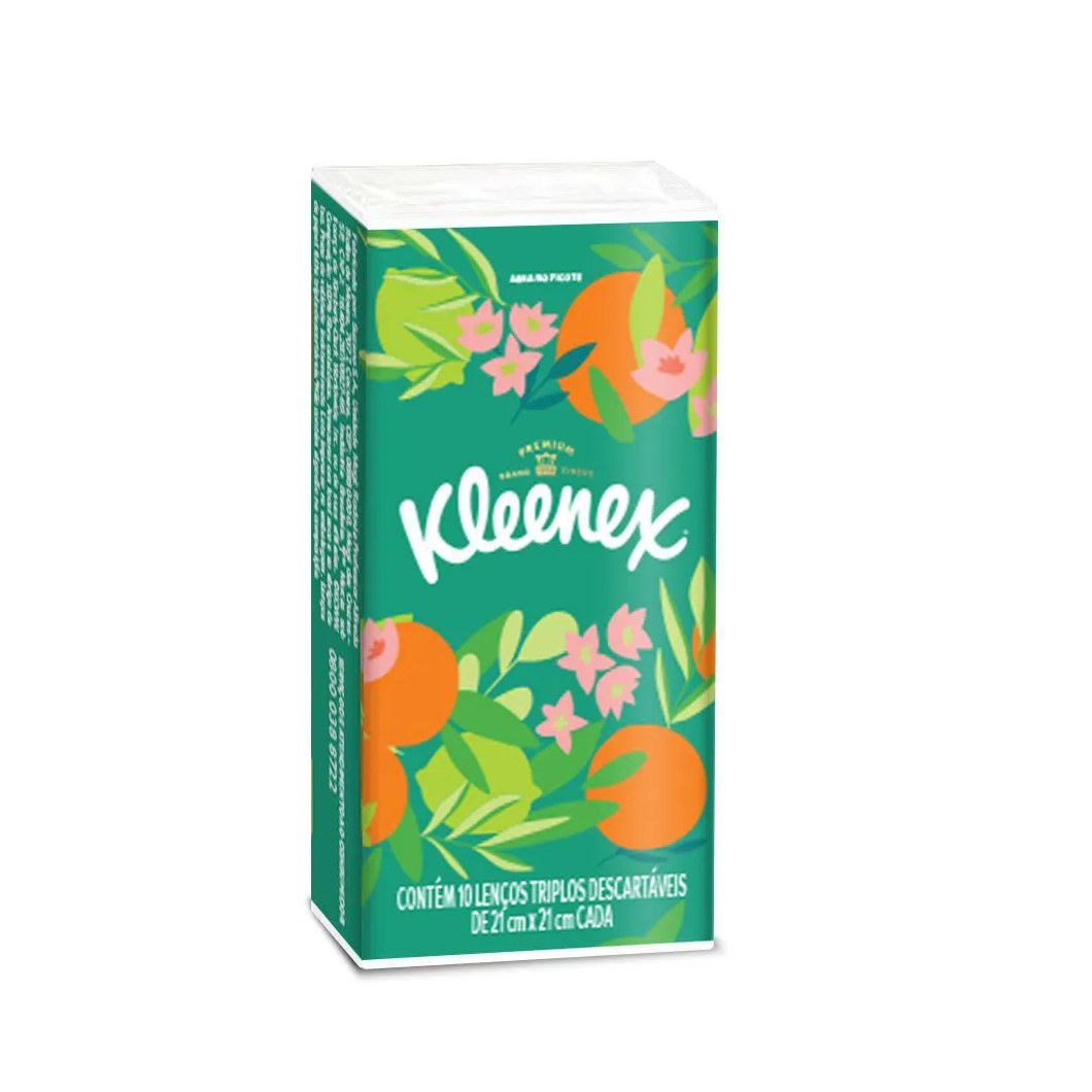 Lenço de Papel Kleenex 10 unidades