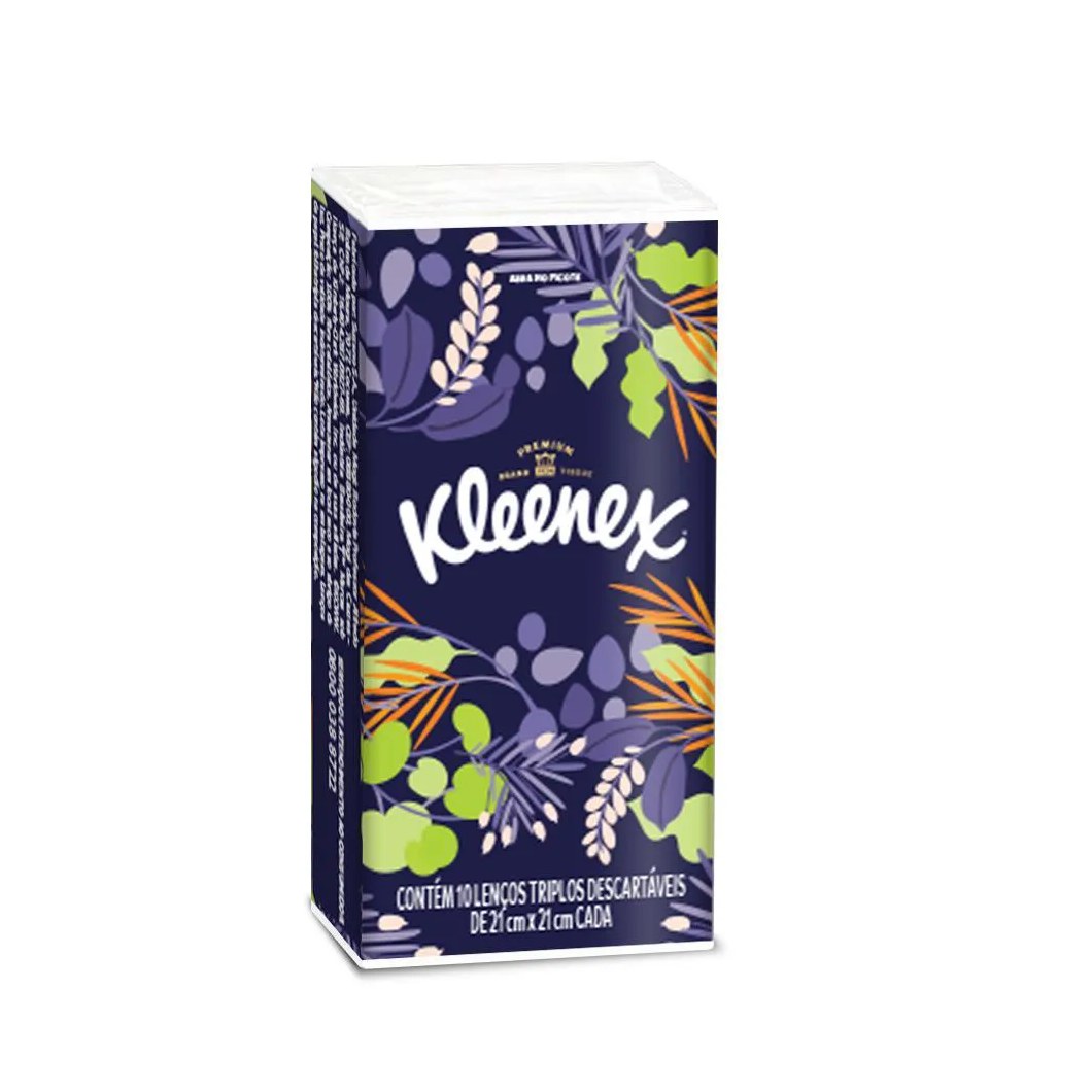 Lenço de Papel Kleenex 10 unidades
