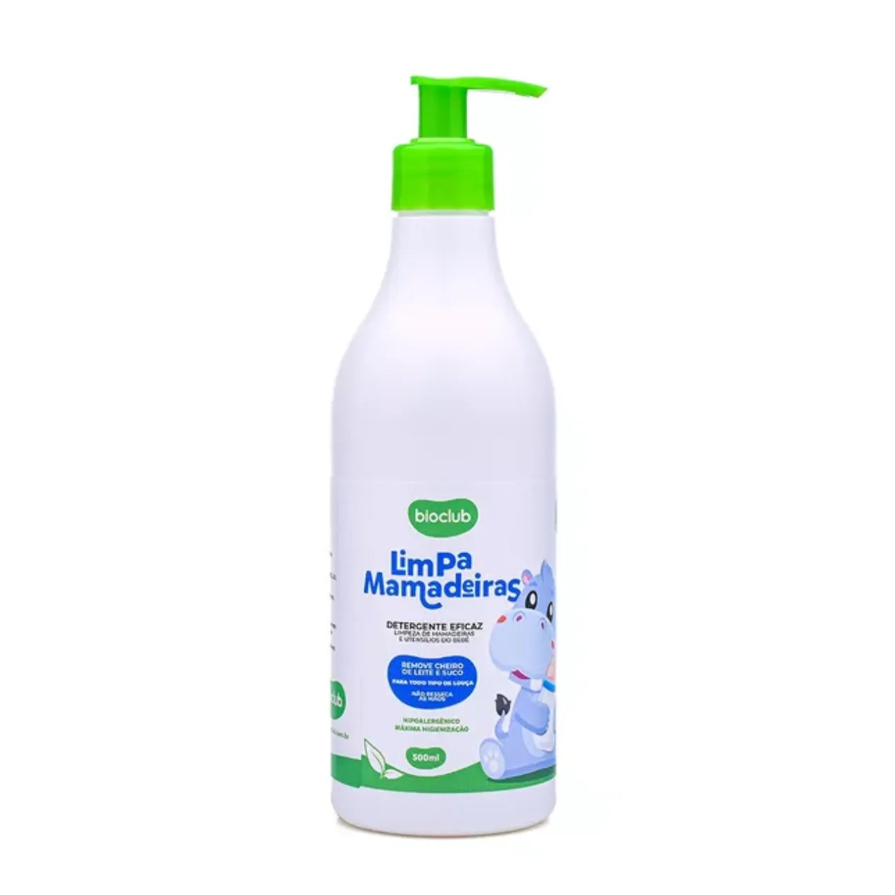 Limpa Mamadeiras Detergente Vegano Hipoalergenico 500 Ml Bioclub