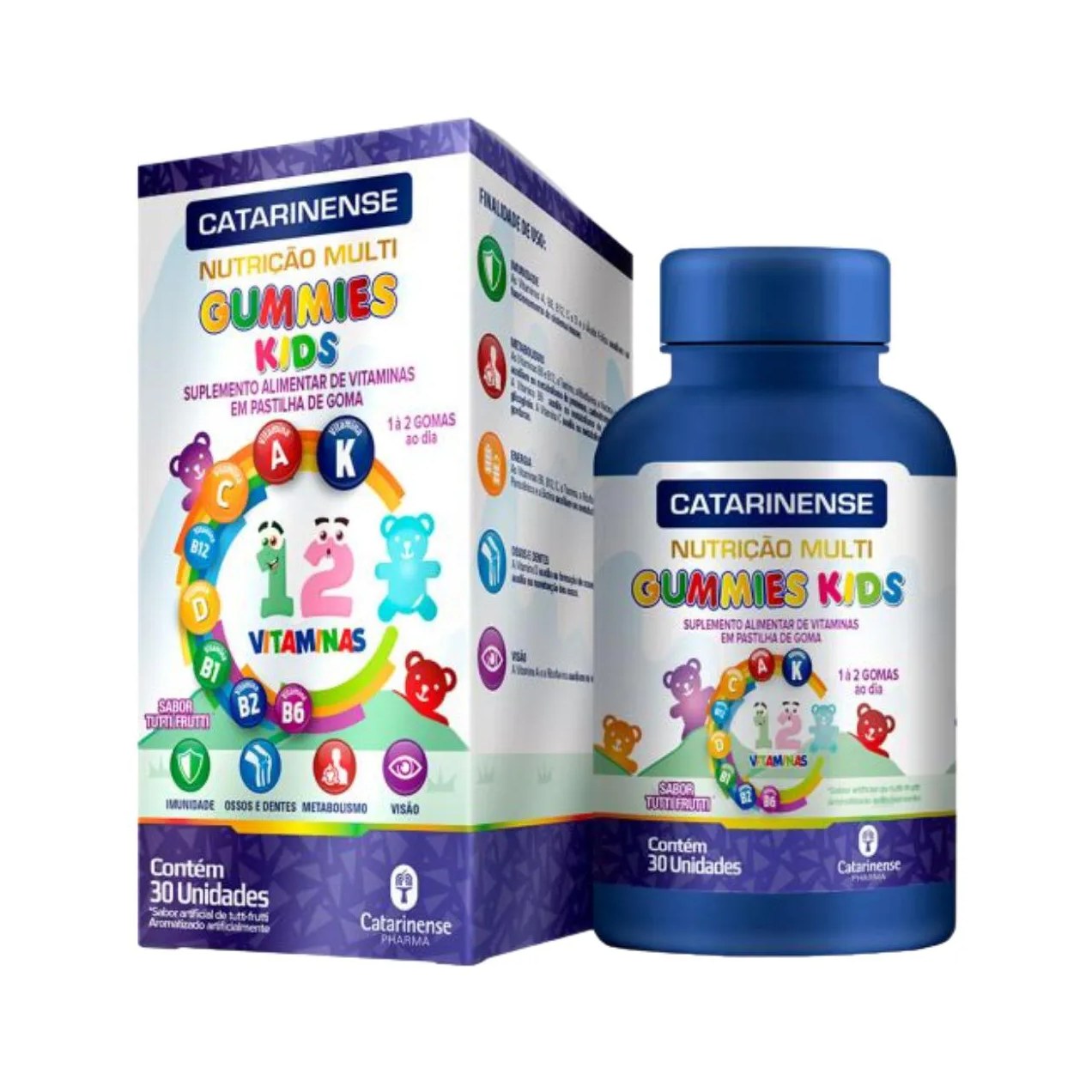 Suplemento Vitamina Gummies Kids 30un Gomas – Catarinense