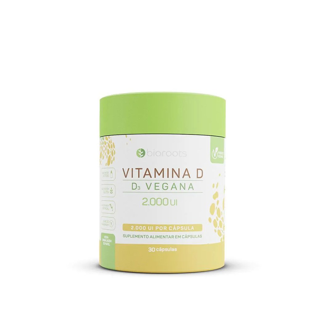 BIORTOOTS VITAMINA D 2000UI 30CAPS