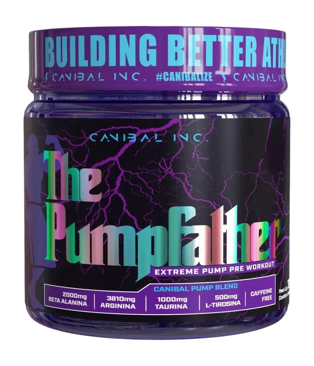 The Pump Father Pré sem Cafeína Sabor Limão 300g Canibal