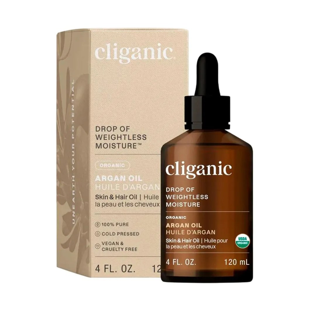Óleo de Argan Orgânico Cliganic 120ml Importado