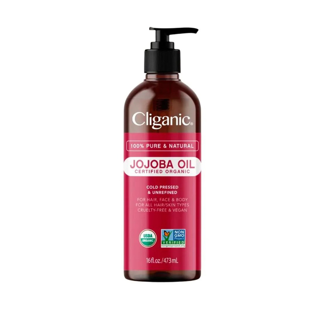 Óleo de Jojoba Orgânico Cliganic 473ml Importado