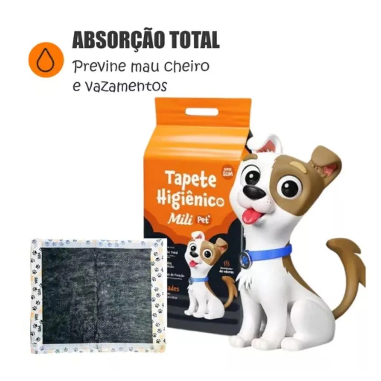 Kit C3 Tapete Higiênico C/ 7 Unidades - Mili Pet