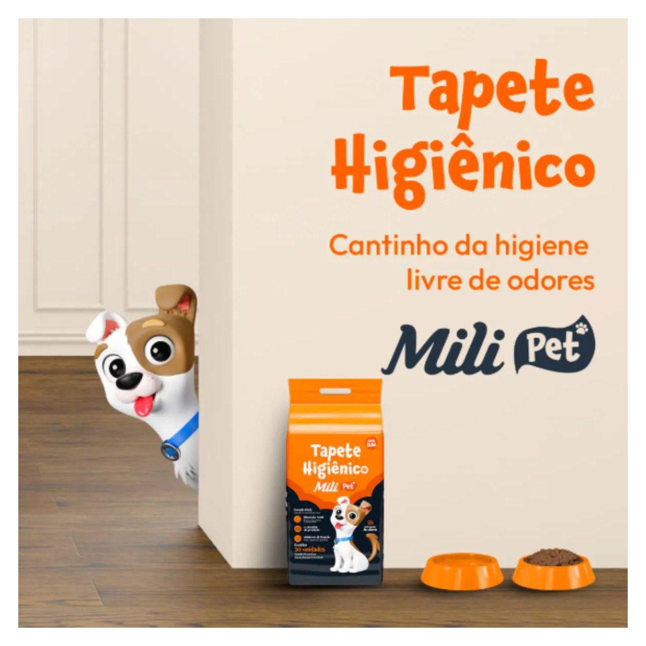 Kit C4 Tapete Higiênico C/ 7 Unidades - Mili Pet