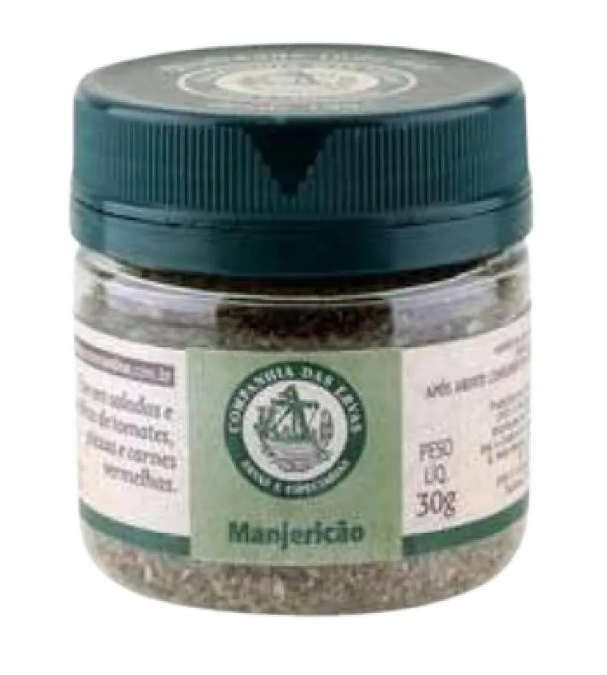Kit 3x: Manjericão Companhia das Ervas 30g