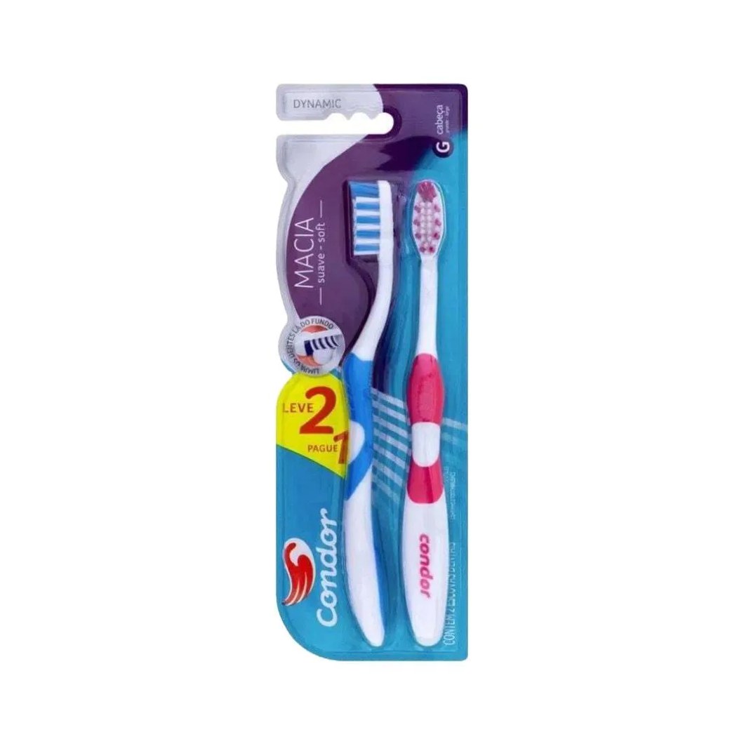 Escova Dental Condor Dynamic Leve 2 Pague 1