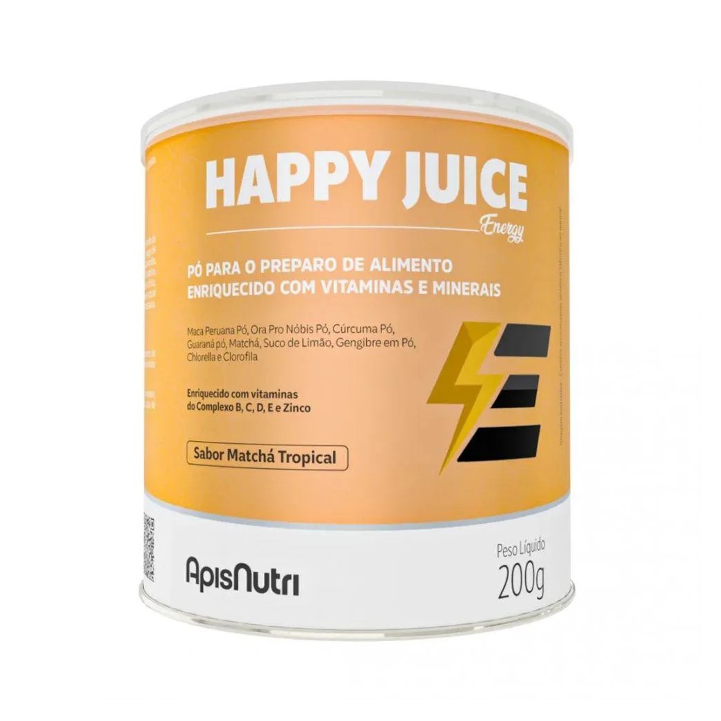 Happy Juice (200g) - Sabor: Matchá Tropical