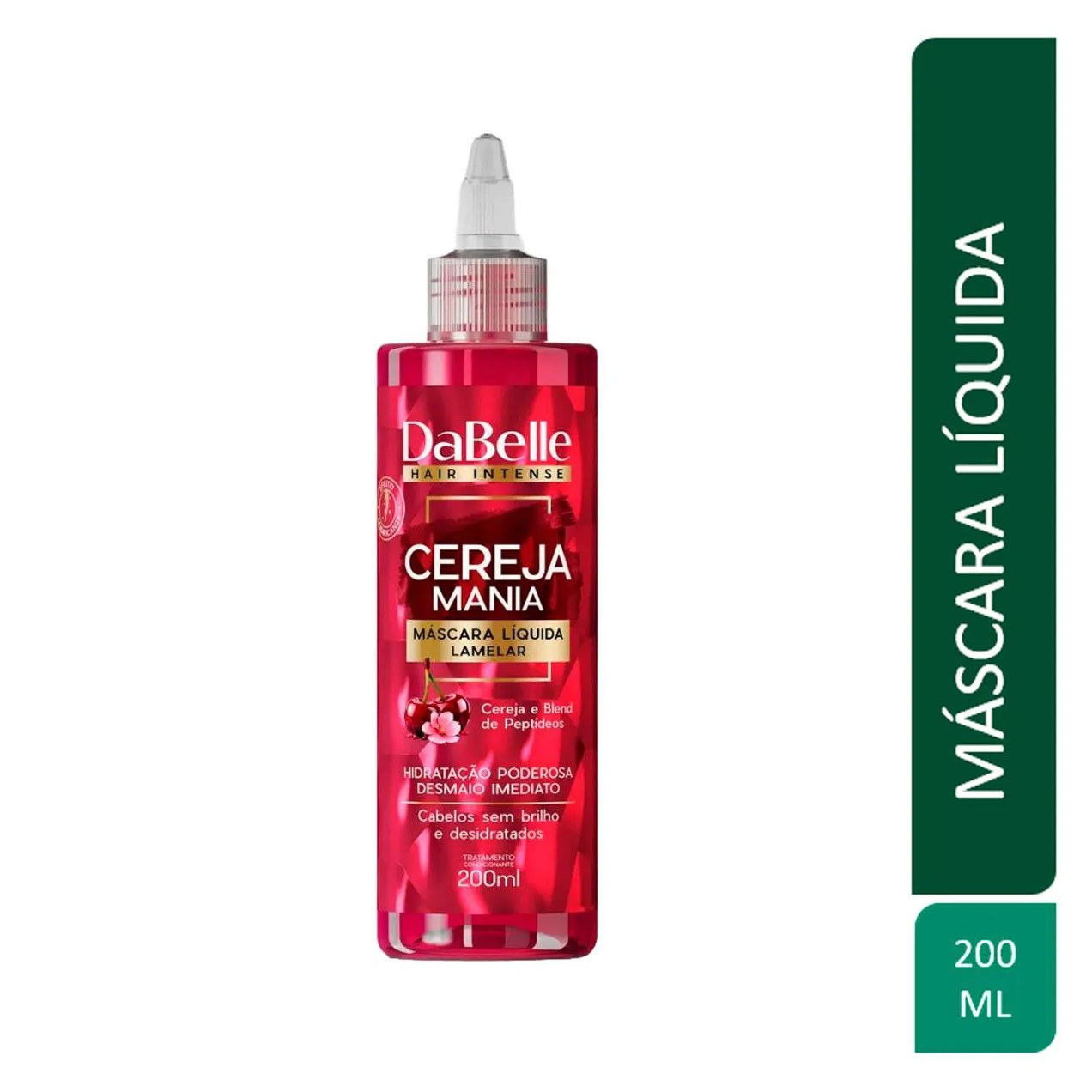 Máscara Líquida Lamelar DaBelle Cereja Mania 200ml