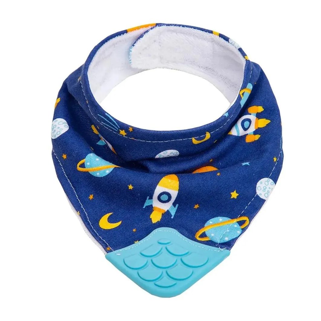 Babador Bandana C/mordedor Espaço Buba
