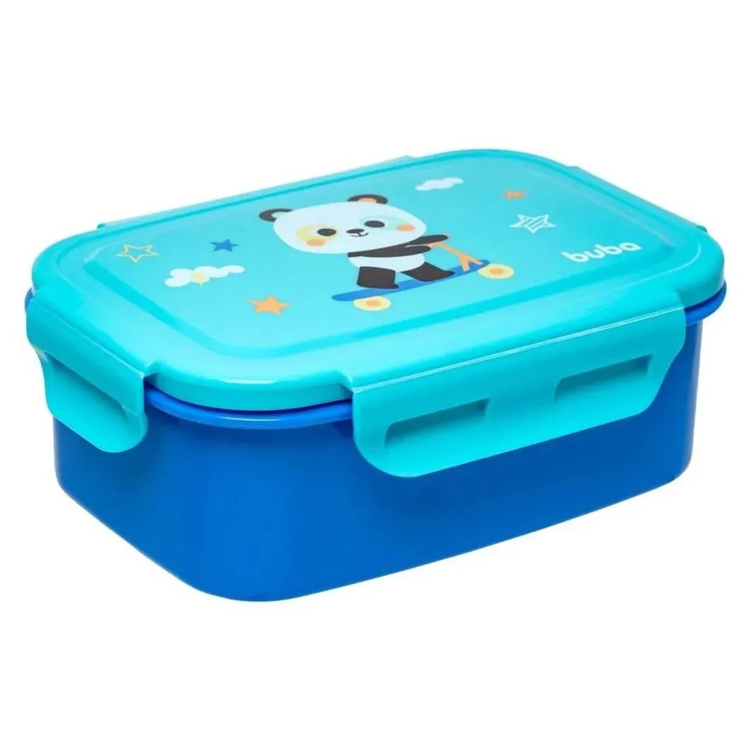 Bentô Box Inox Com Divisórias Zoo Panda Buba