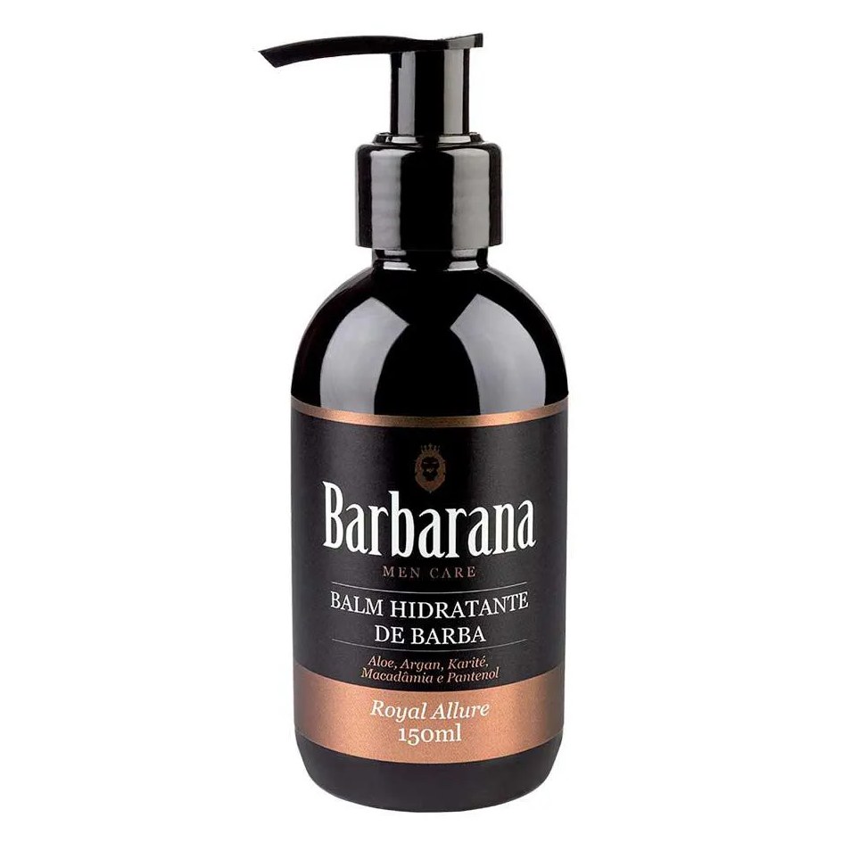 Balm Hidratante De Barba Royal Allure Amadeirado Especiado 150ml Barbarana